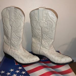 Used ostrich boots